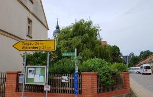 A gothic Elbstrasse sign