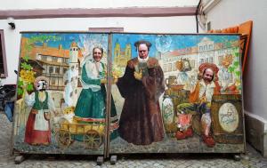 Katharina von Bora, Martin Luther, and a drunk guy