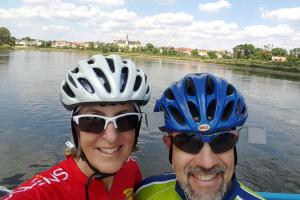 On the ferry at Coswig