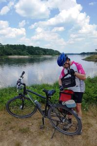 Near the ferry in Aken