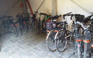 Bike storage, Gasthof zum Rautenkranz