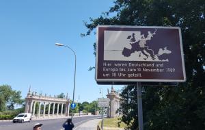 East/West border until 10 November 1989 18:00