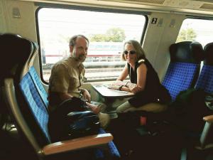 Returning from Potsdam to Berlin