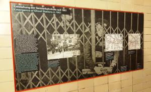 Ghost station exhibit, Nordbahnhof, Berlin