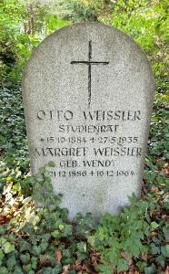 Gravesite of Otto and Margret Weissler