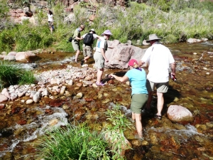 Some folks going to Phantom Falls
