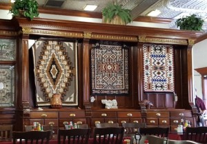 Navajo rugs at Cameron Trading Post