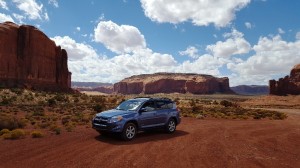 Car ad with our RAV4 :-)