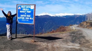 Liza at Chele La pass    