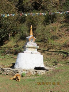Stupa (Chorten), Jigme Dorji NP    