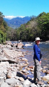 Near camp on the Tashithang track   
