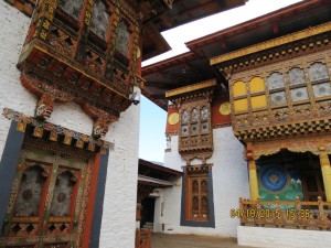 Courtyard, Punakha dzong   