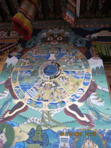 Art at the Punakha dzong   