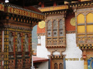 Courtyard, Punakha dzong   