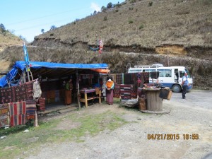 Where Liza bought her yak blanket   