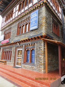 More stonework here than in western Bhutan    