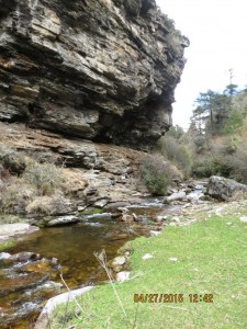 Side canyon at a lunch stop    