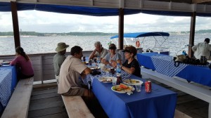 At the restaurant 