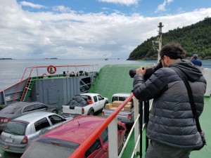 Ferry ride near Caleta La Arena