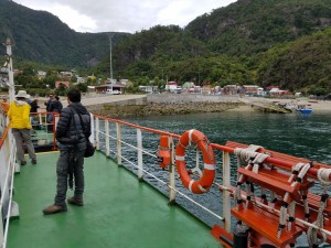 Ferry ride near Caleta La Arena