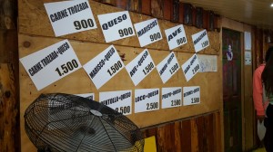 Empanada choices