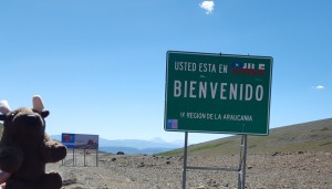 At the border of Chile and Argentina