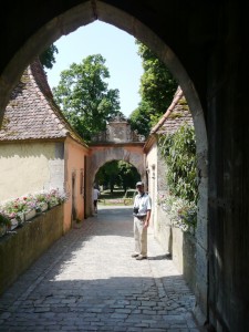 Rothenburg, along the old walls           