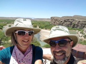 View from Jose Falcon's restaurant, Boquillas del Carmen