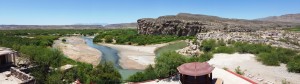 View from Jose Falcon's restaurant, Boquillas del Carmen