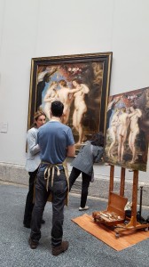 At the Prado, copy in progress     