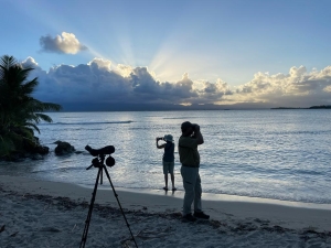 Beach stroll before dinner, Guadeloupe