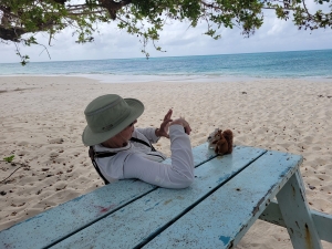 Maggie photo shoot with Red Squirrel