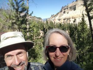 On the Tower Fall trail, Yellowstone NP