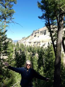 On the Tower Fall trail, Yellowstone NP