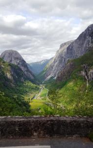 Bus to Voss on the Stalheimskleiva road