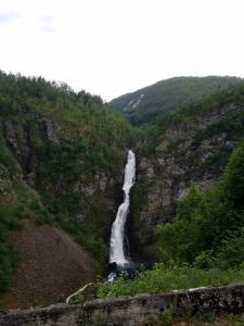 Bus to Voss on the Stalheimskleiva road