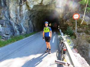 Cycling along the Ulvikfjord