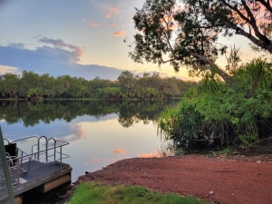 Sunset near Cooinda Lodge