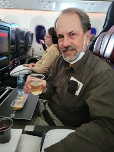 Flying home (sadly)