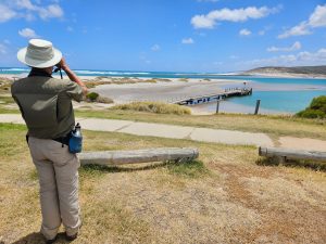 Looking out on the Indian Ocean