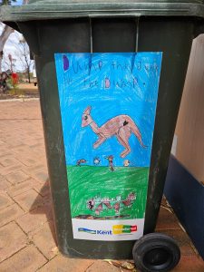 Trash can art, Pingrup