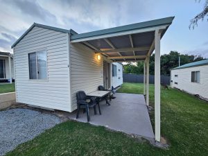 Our cabin at Cheynes Beach