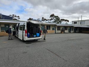 Packing up in Jerramungup