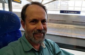 On the Gautrain in Johannesburg