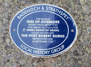 Scotland's version of "Washington slept here"