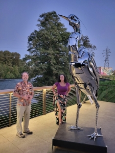 After dinner stroll along the Willamette