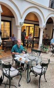 Breakfast at the hotel