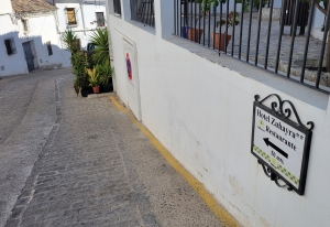 The road to our hotel, Zuheros