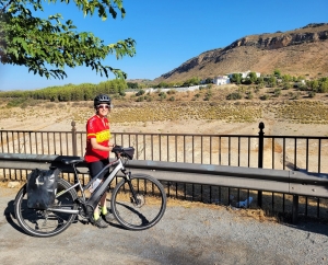Looking back at Hotel Caserío de Iznájar