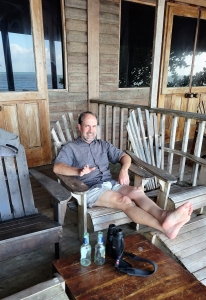 Robert relaxing